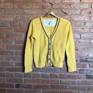 Matilda Jane Mustard Yellow Cardigan